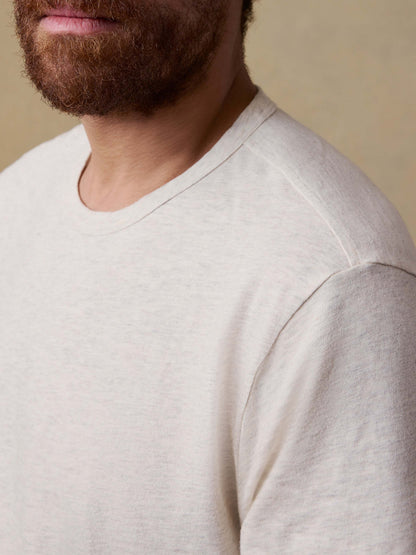 Sunwashed Regenerative Tee - Island Dune Heather