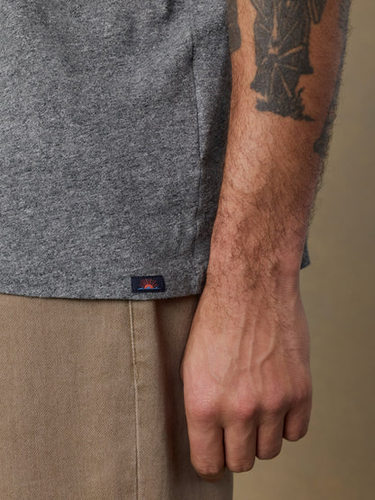 Sunwashed Regenerative Tee - Pebble Grey Heather