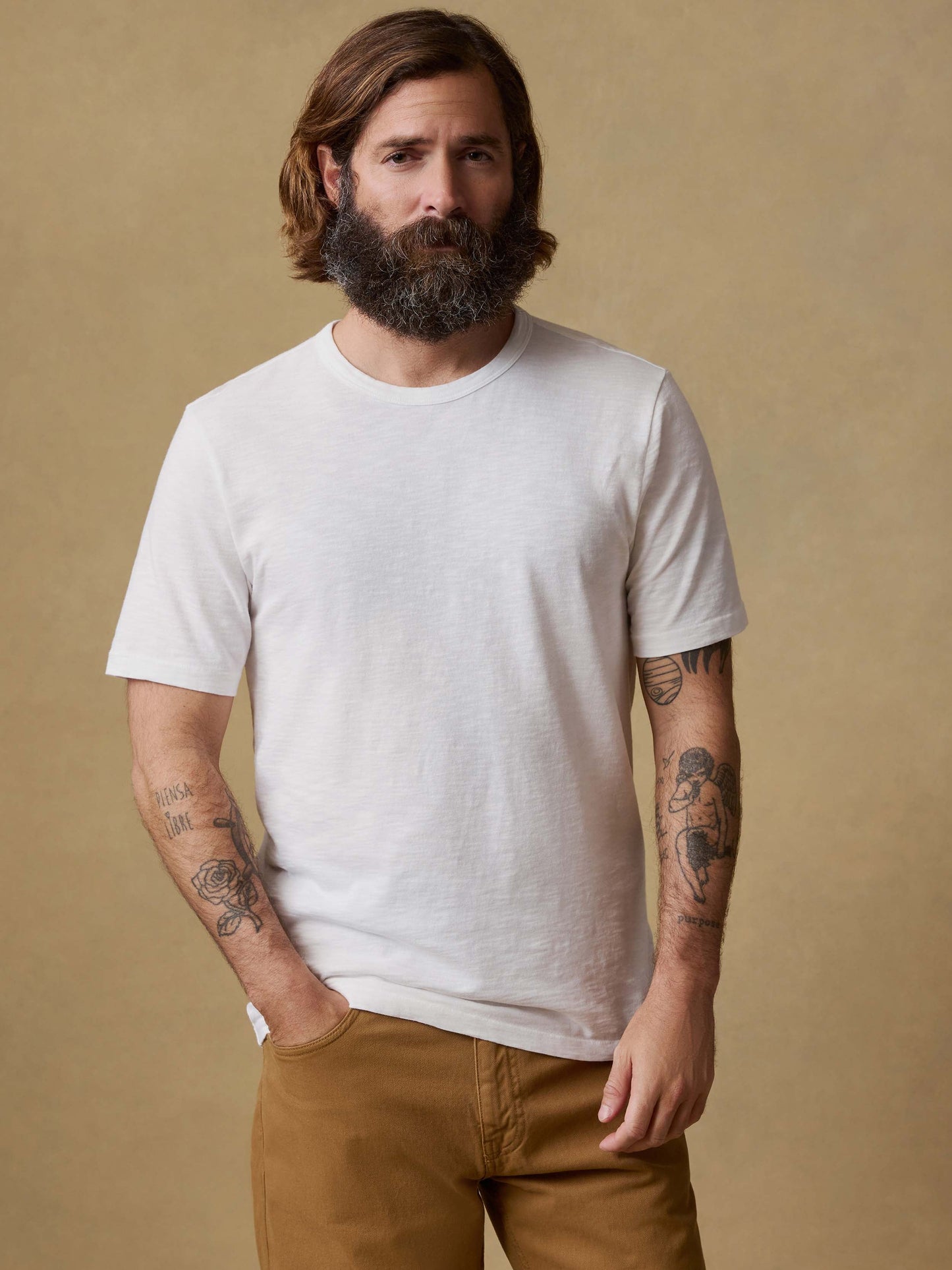 Sunwashed Regenerative Tee - White