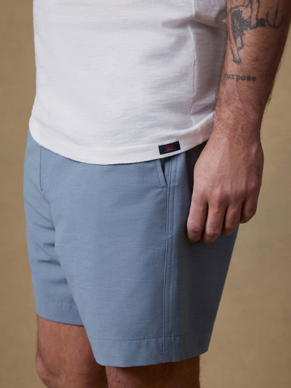 Sunwashed Regenerative Tee - White Surf Stripe