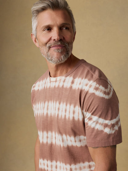 Sunwashed Regenerative Tee - Red Ravine Tie Dye