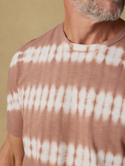 Sunwashed Regenerative Tee - Red Ravine Tie Dye