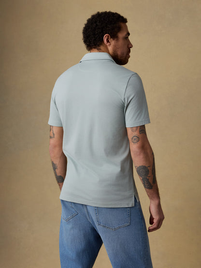 Short-Sleeve Movement™ Pique Polo - Aspen Green Melange