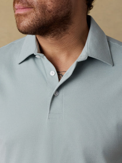 Short-Sleeve Movement™ Pique Polo - Aspen Green Melange
