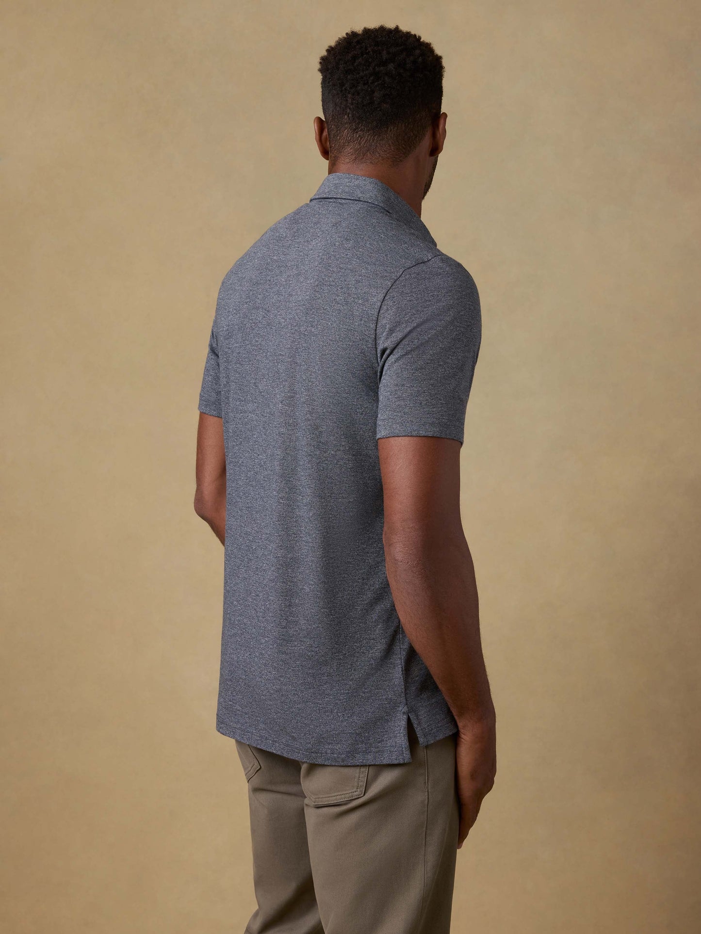 Short-Sleeve Movement™ Pique Polo - Dusty Iron Heather