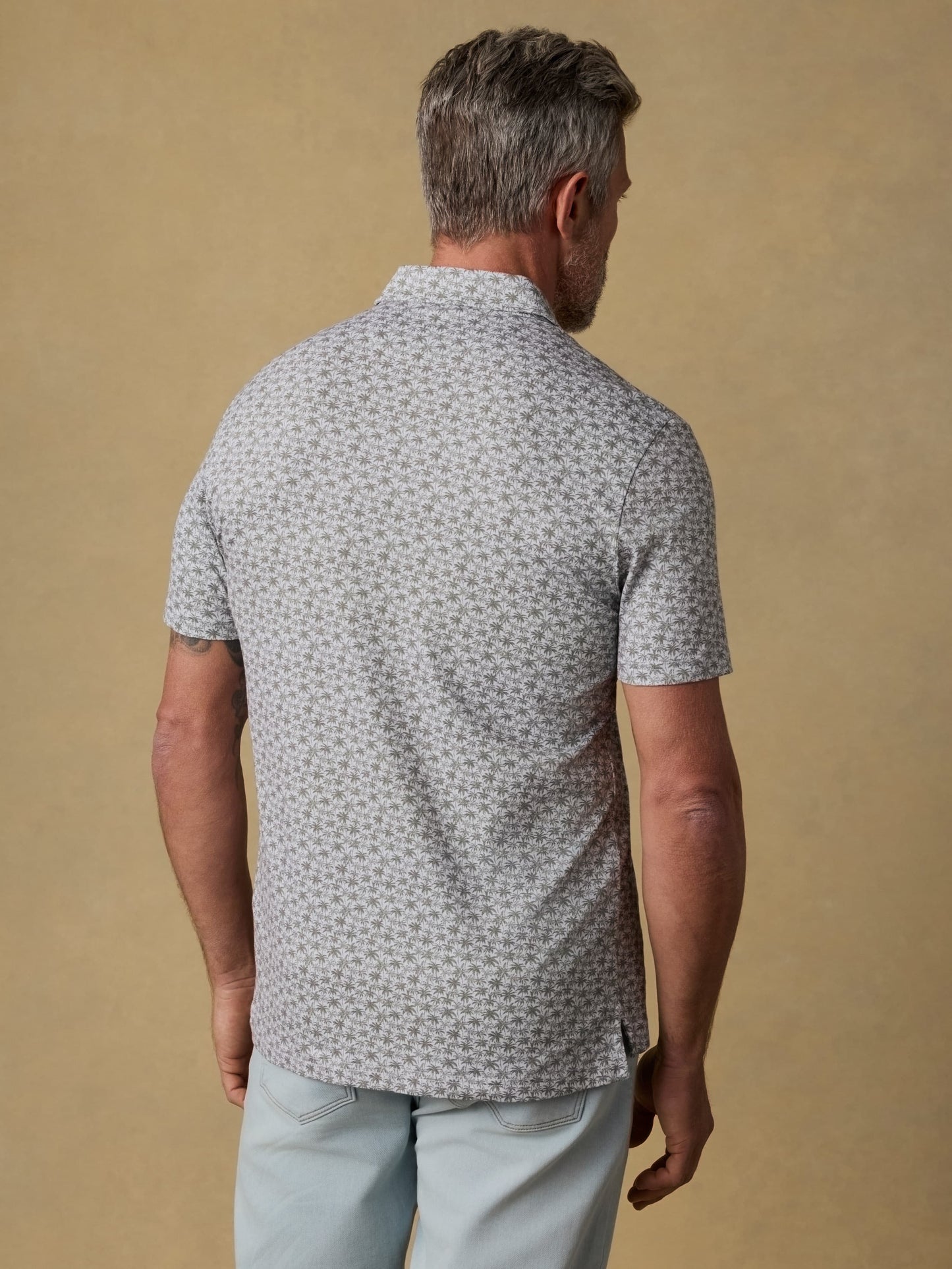 Short-Sleeve Movement™ Pique Polo - Olive Palm Beach