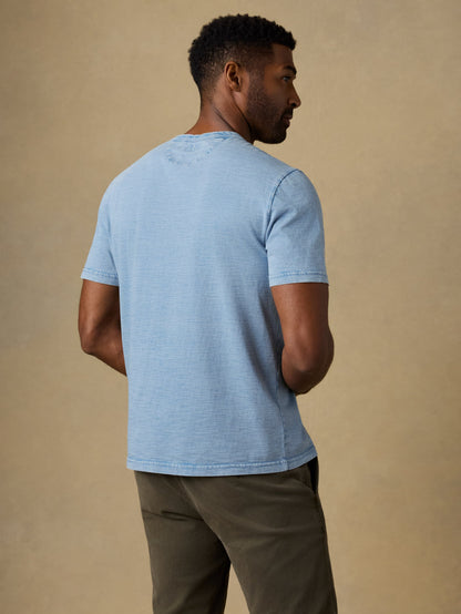 Short-Sleeve Indigo Pocket Tee - 10-year Wash