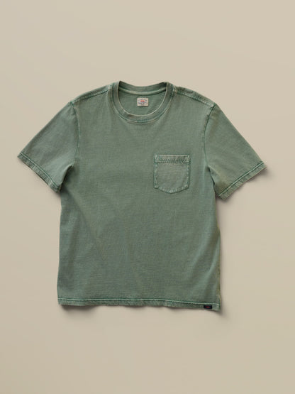 Short-Sleeve Recycled Cotton Tee - Coastal Sage