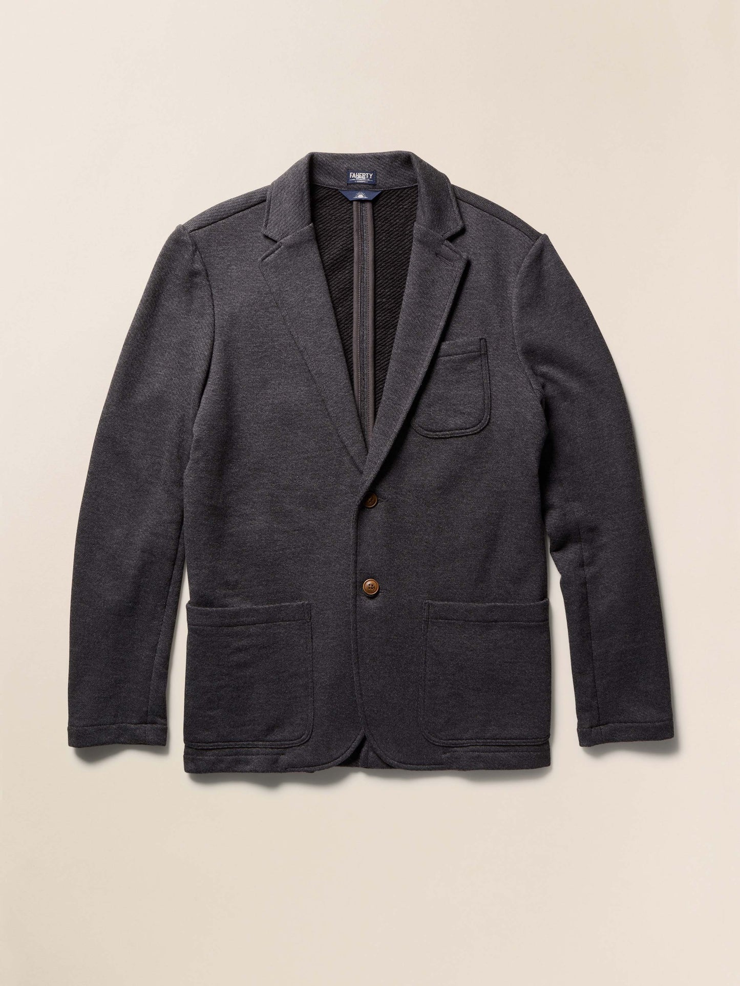 Inlet Knit Blazer (Short) - Black Sky Melange