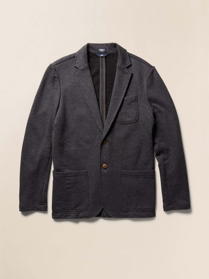 Inlet Knit Blazer (Short) - Black Sky Melange