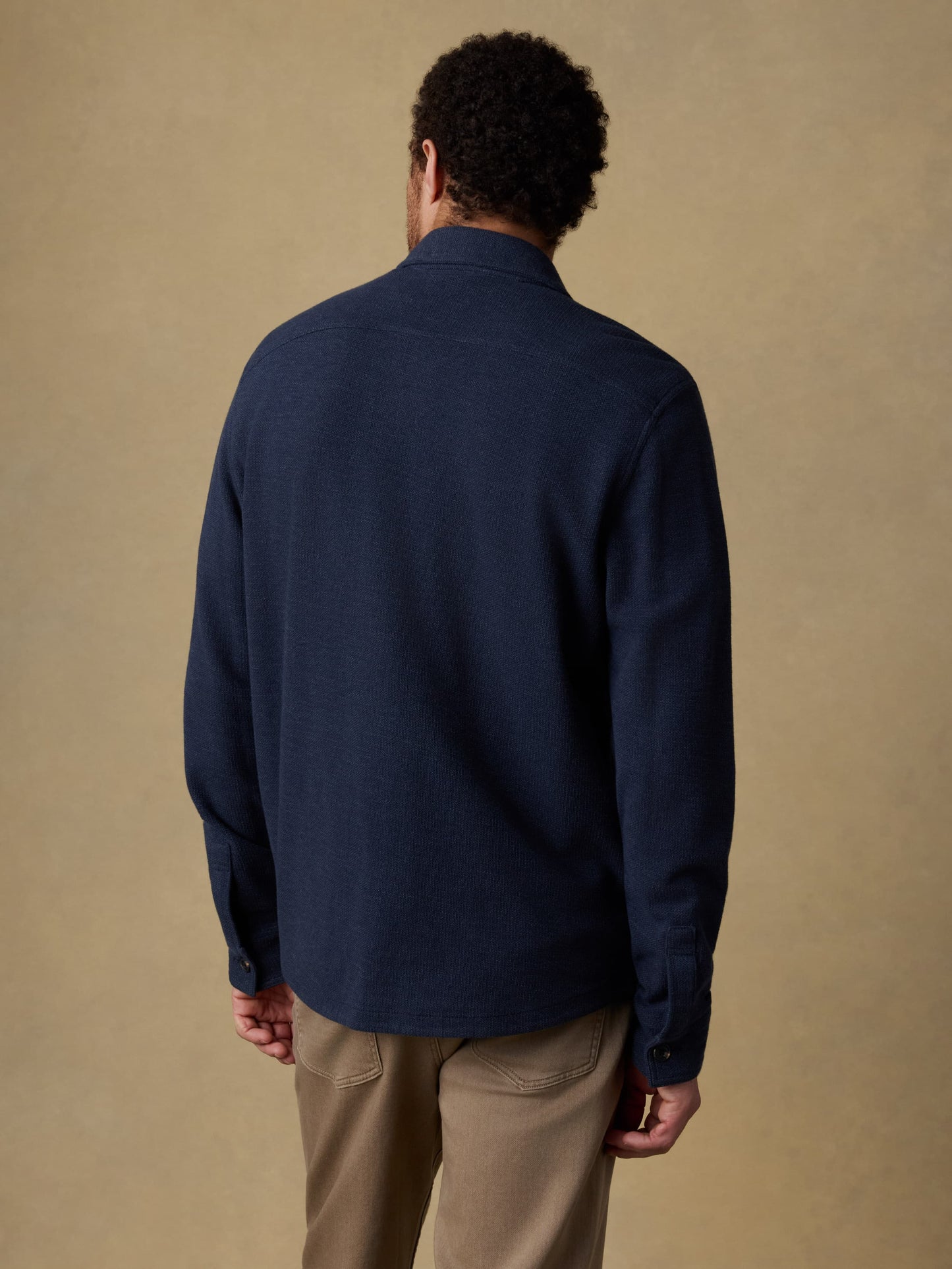 Highland Knit CPO - Navy Ridge Melange