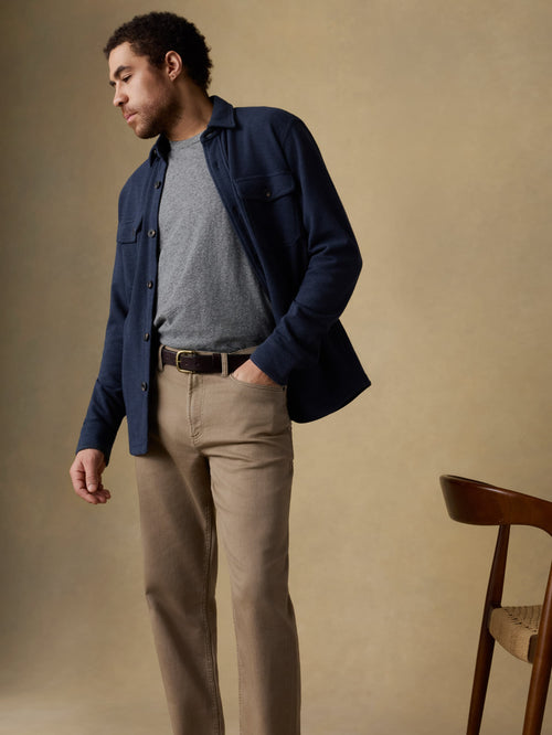 Highland Knit CPO - Navy Ridge Melange