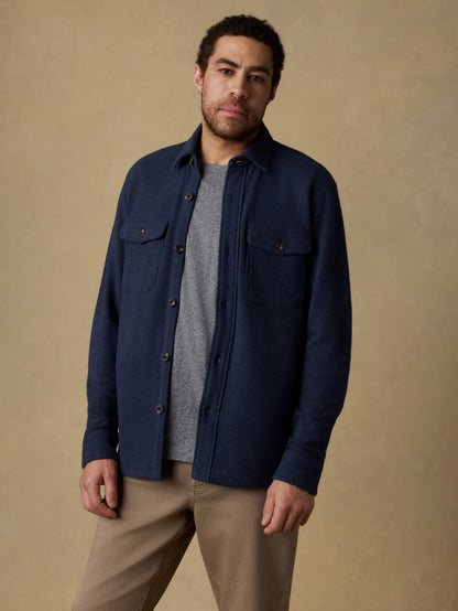 Highland Knit CPO - Navy Ridge Melange