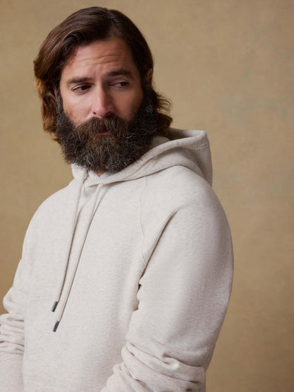 High Standard Fleece Hoodie - Antique Ivory Heather