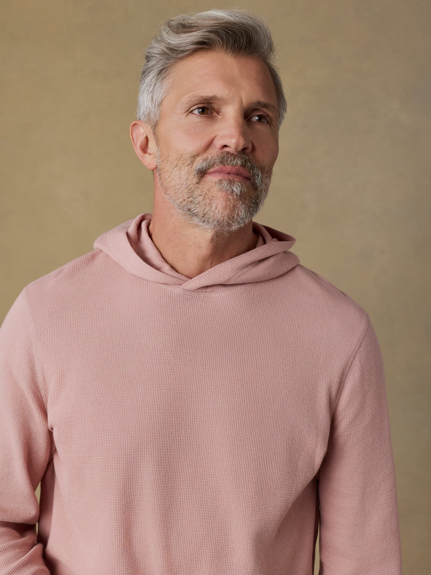 Waffle Hoodie - Desert Pink