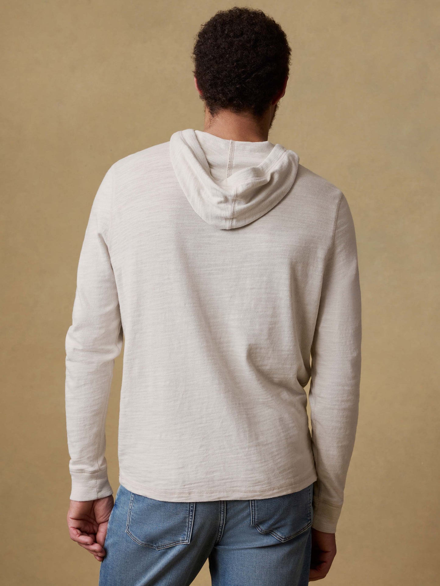 Sunwashed Organic Hoodie - Ice Grey Surf Stripe