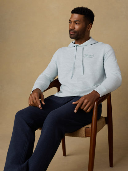 Surf Shop Sunwashed Organic Hoodie - Sky