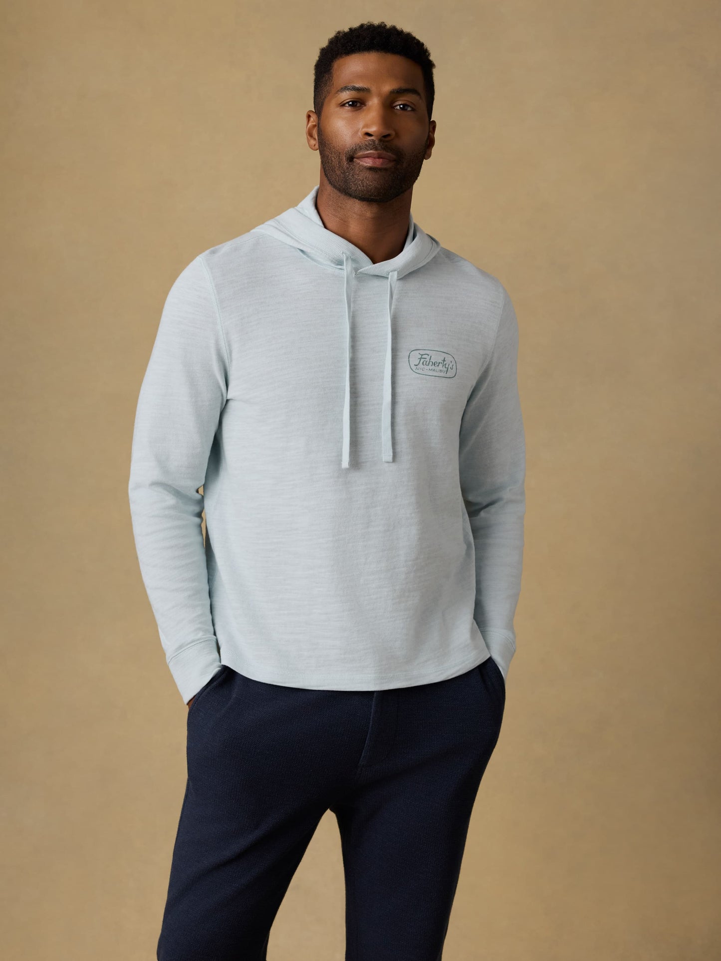 Surf Shop Sunwashed Organic Hoodie - Sky