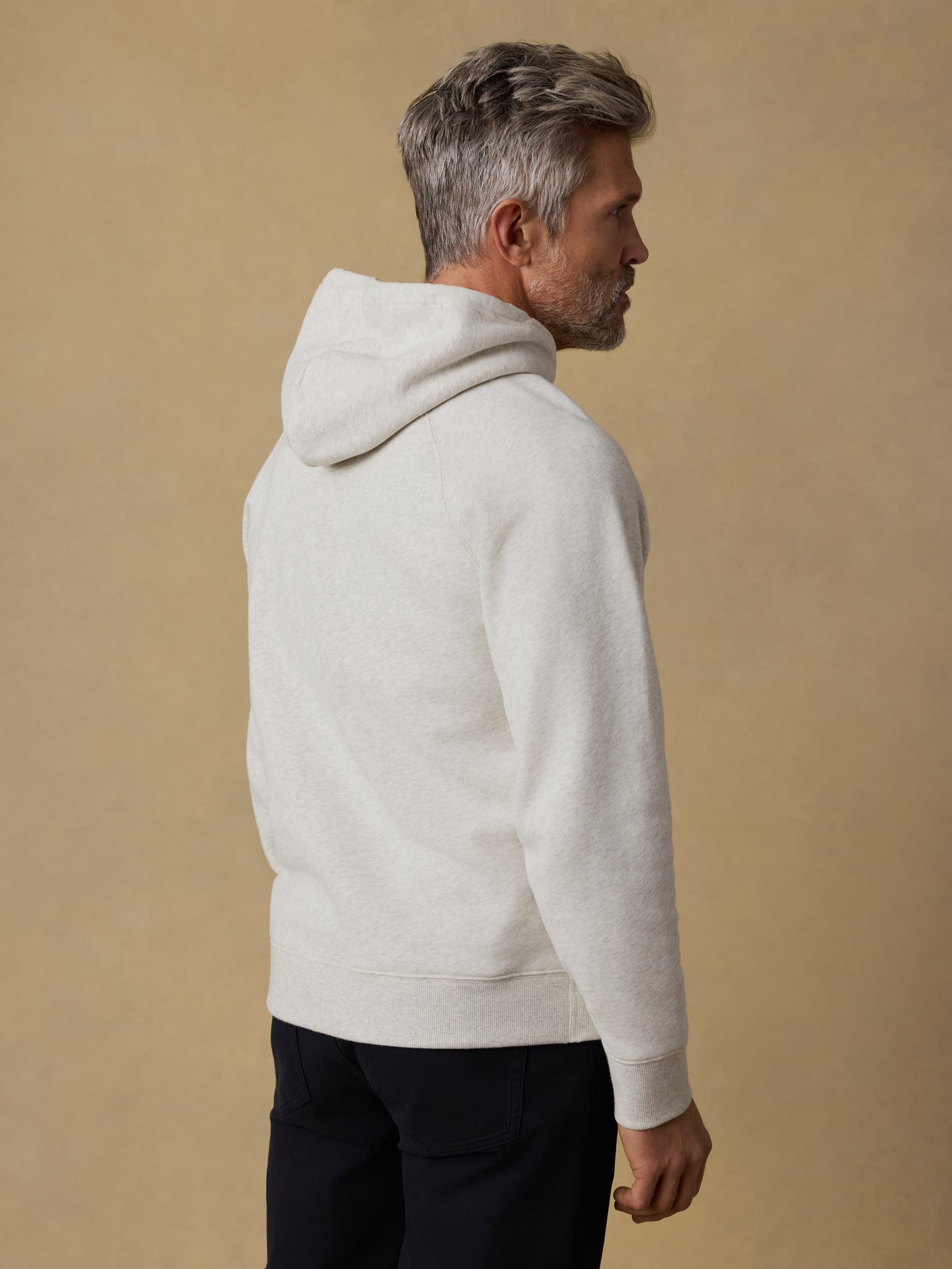 Surf Shop High Standard Fleece Hoodie - Antique Ivory Heather