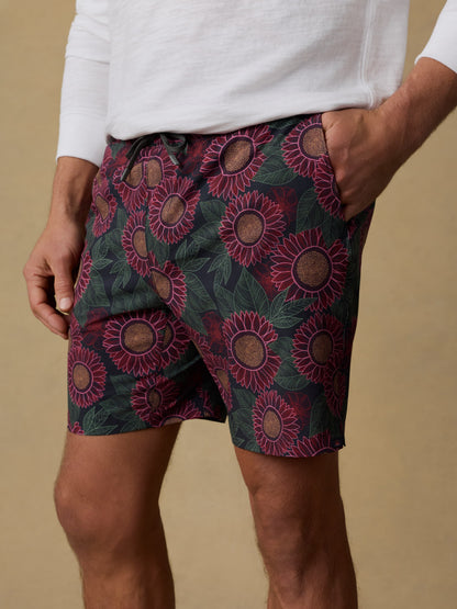 Shorelite Trunk (7") - Black Floral Road