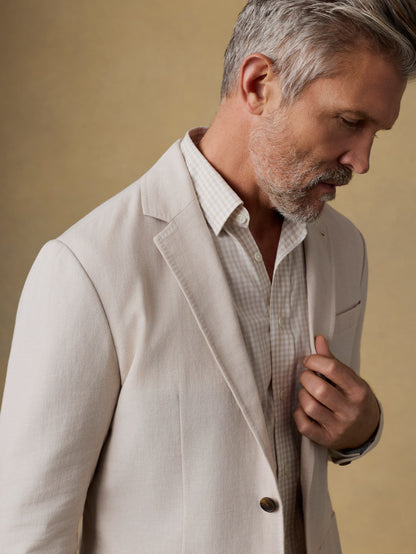 Movement™ Linen Blazer - Dorset Sand