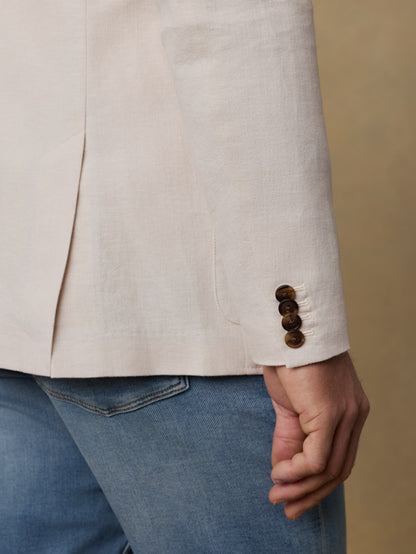 Movement™ Linen Blazer - Dorset Sand