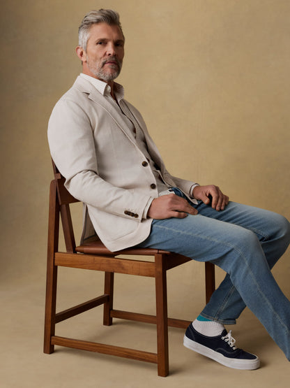 Movement™ Linen Blazer - Dorset Sand