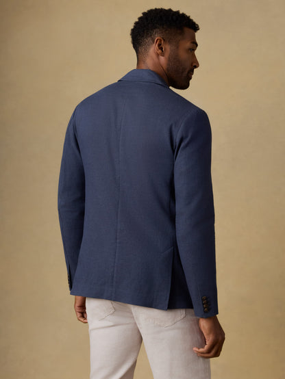 Movement™ Linen Blazer - Deep Sea Navy