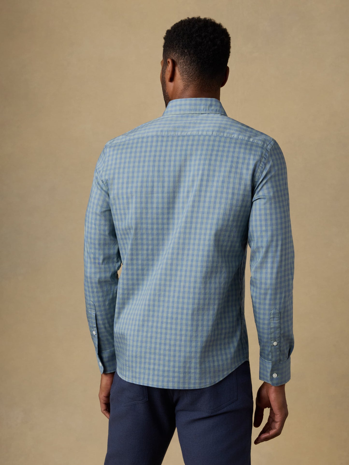 The Movement™ Shirt - Sage Marine Gingham