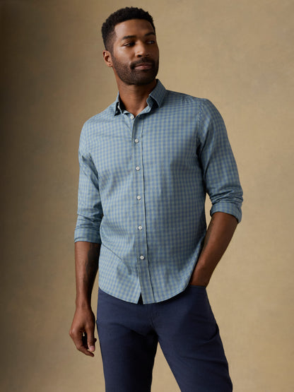 The Movement™ Shirt - Sage Marine Gingham