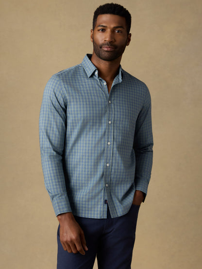 The Movement™ Shirt - Sage Marine Gingham