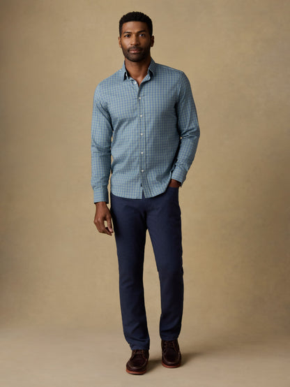 The Movement™ Shirt - Sage Marine Gingham