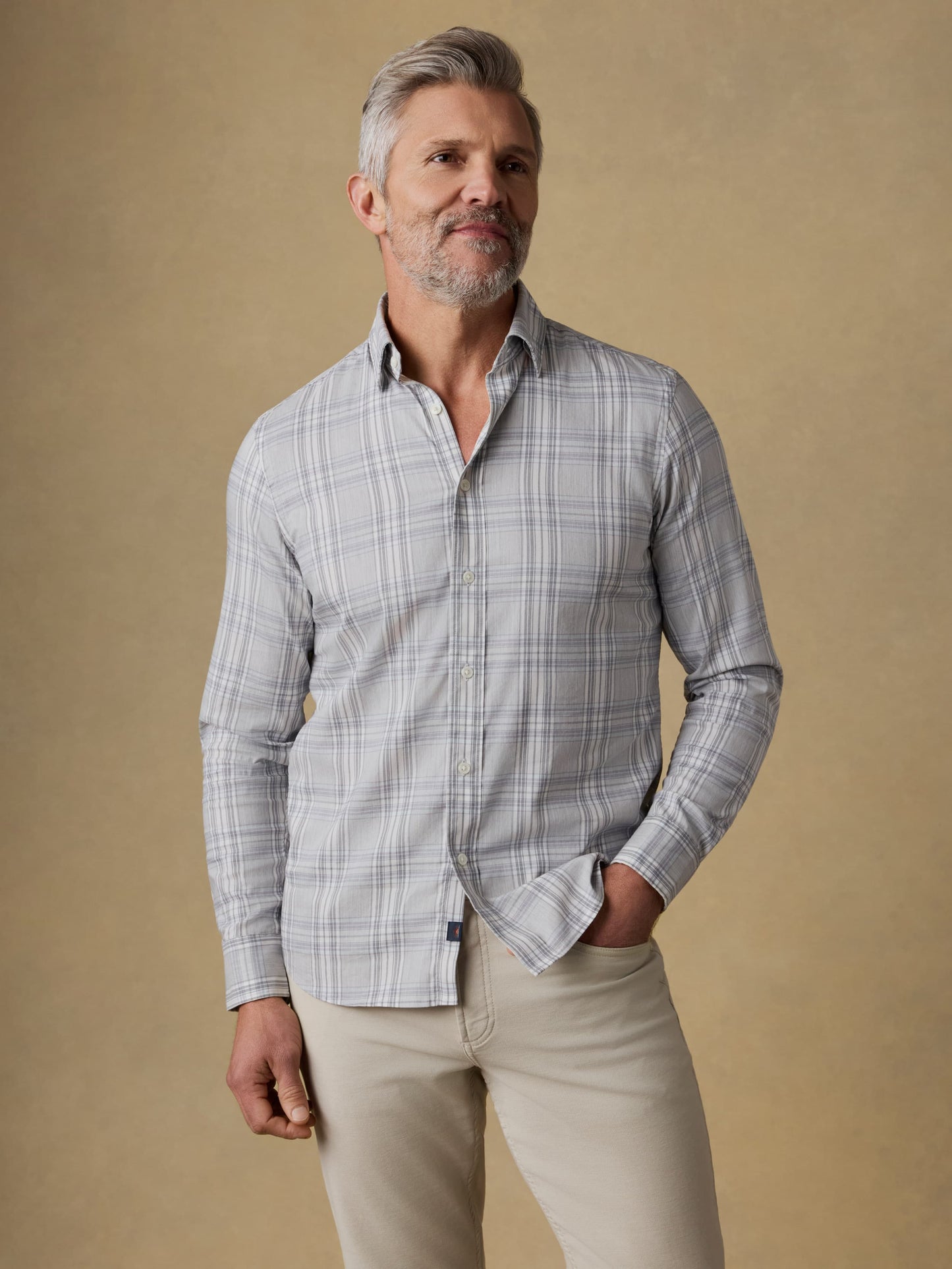The Movement™ Shirt - Grey Cloud Plaid