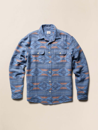 Doug Good Feather Canyon Overshirt - Blue Western Range