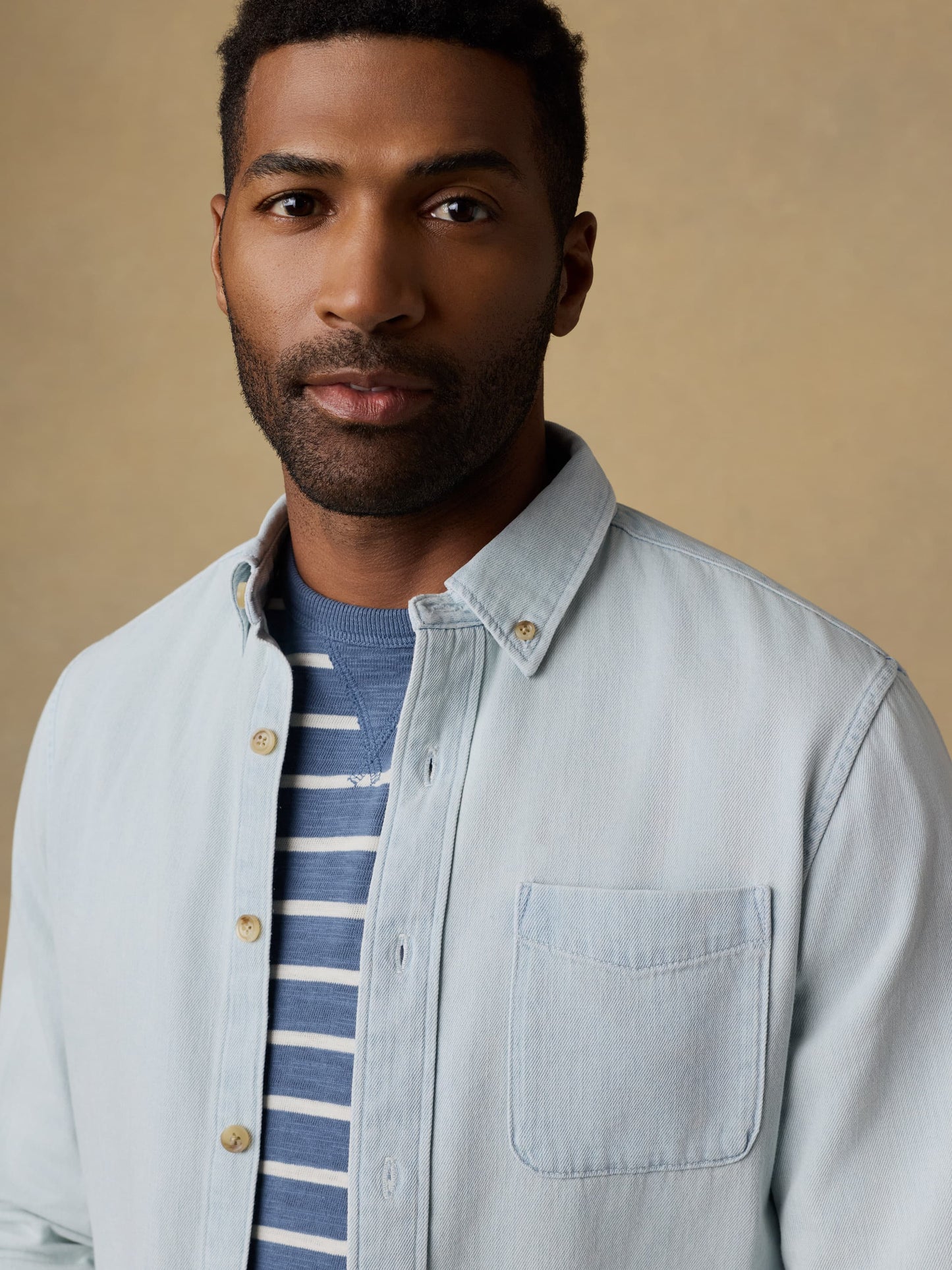 Original Cotton Denim Shirt - Rocky River Wash