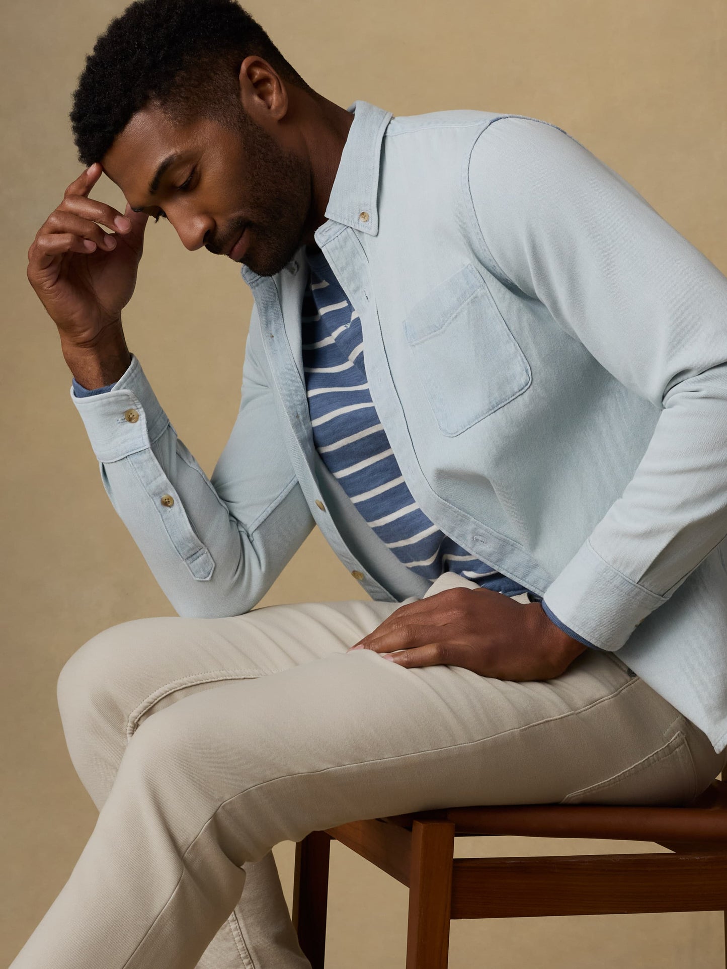 Original Cotton Denim Shirt - Rocky River Wash