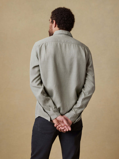 Tried & True Chambray Workshirt - Coastal Sage