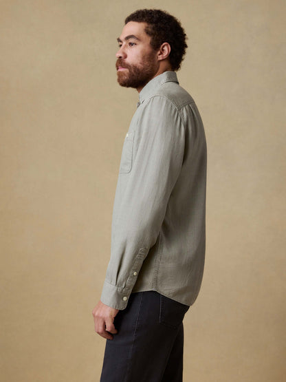 Tried & True Chambray Workshirt - Coastal Sage