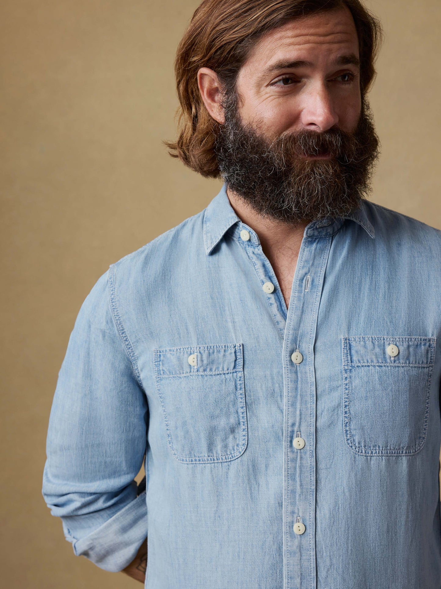 Tried & True Chambray Workshirt - Vintage Indigo