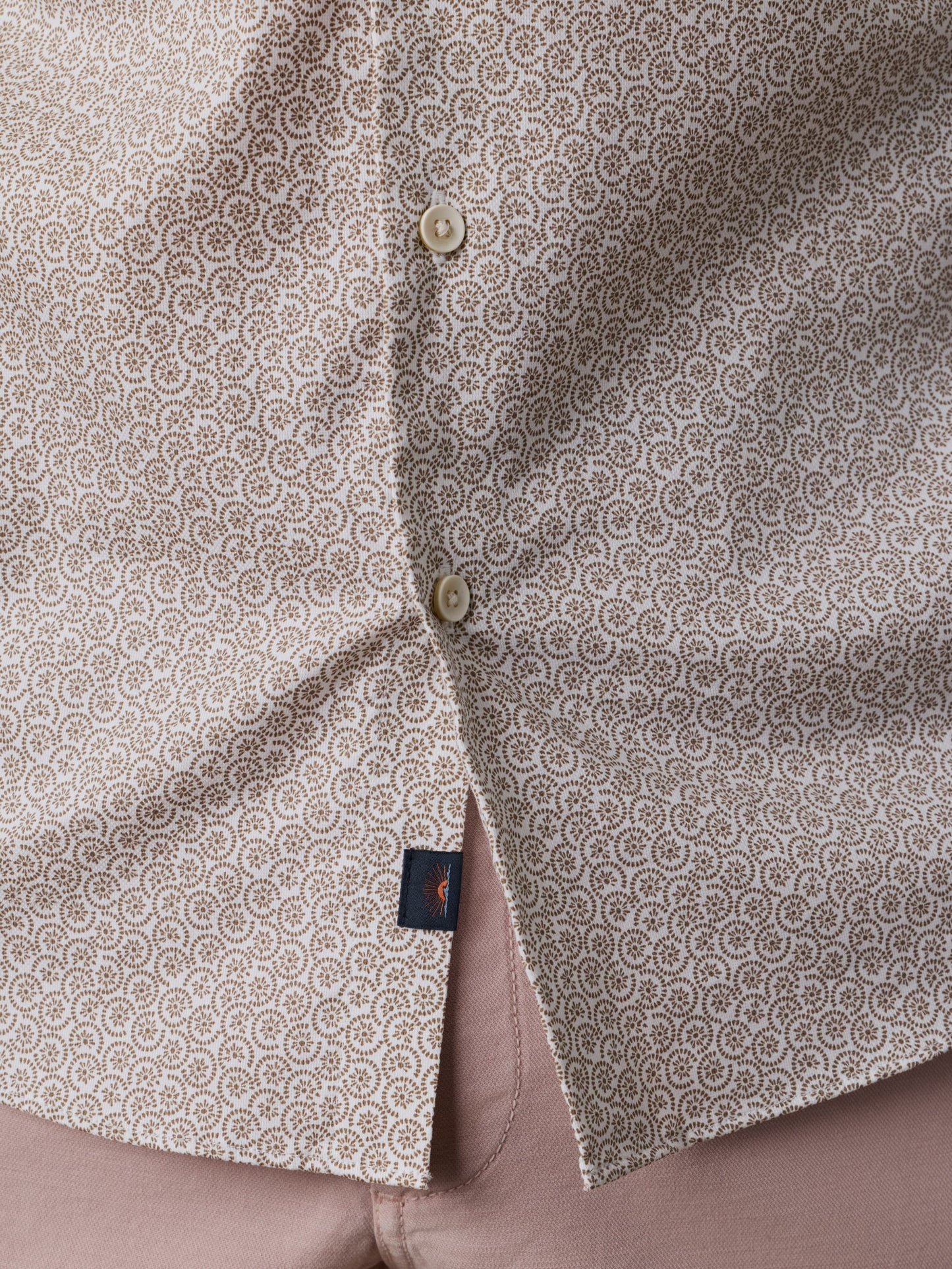 Short-Sleeve Movement™ Monterey Shirt - Wood Sunray Block