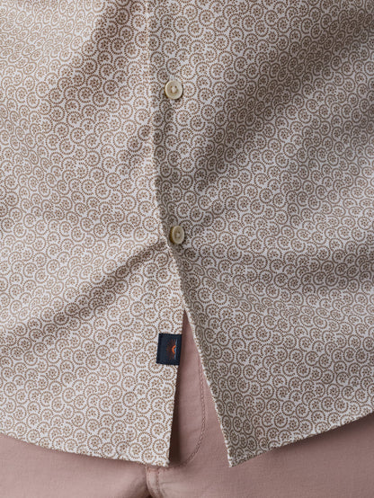 Short-Sleeve Movement™ Monterey Shirt - Wood Sunray Block