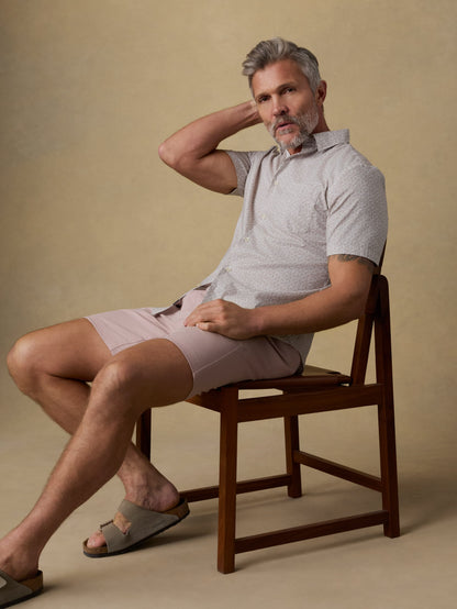 Short-Sleeve Movement™ Monterey Shirt - Wood Sunray Block