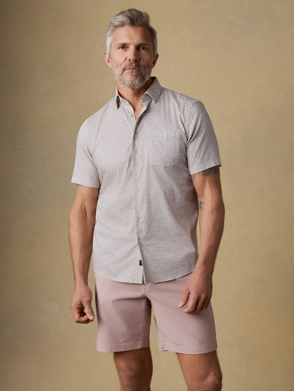 Short-Sleeve Movement™ Monterey Shirt - Wood Sunray Block