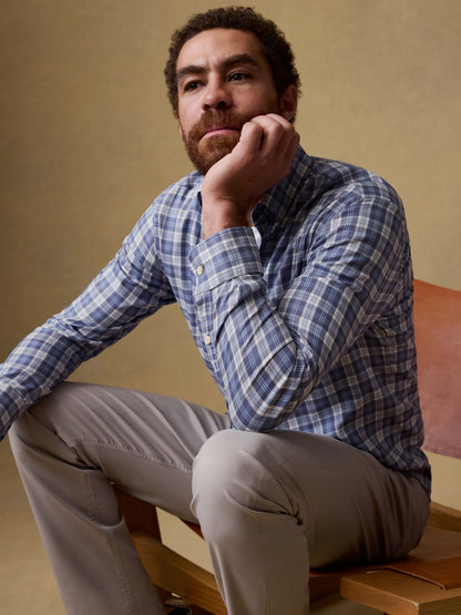 Movement™ Monterey Shirt - Blue Isle Plaid