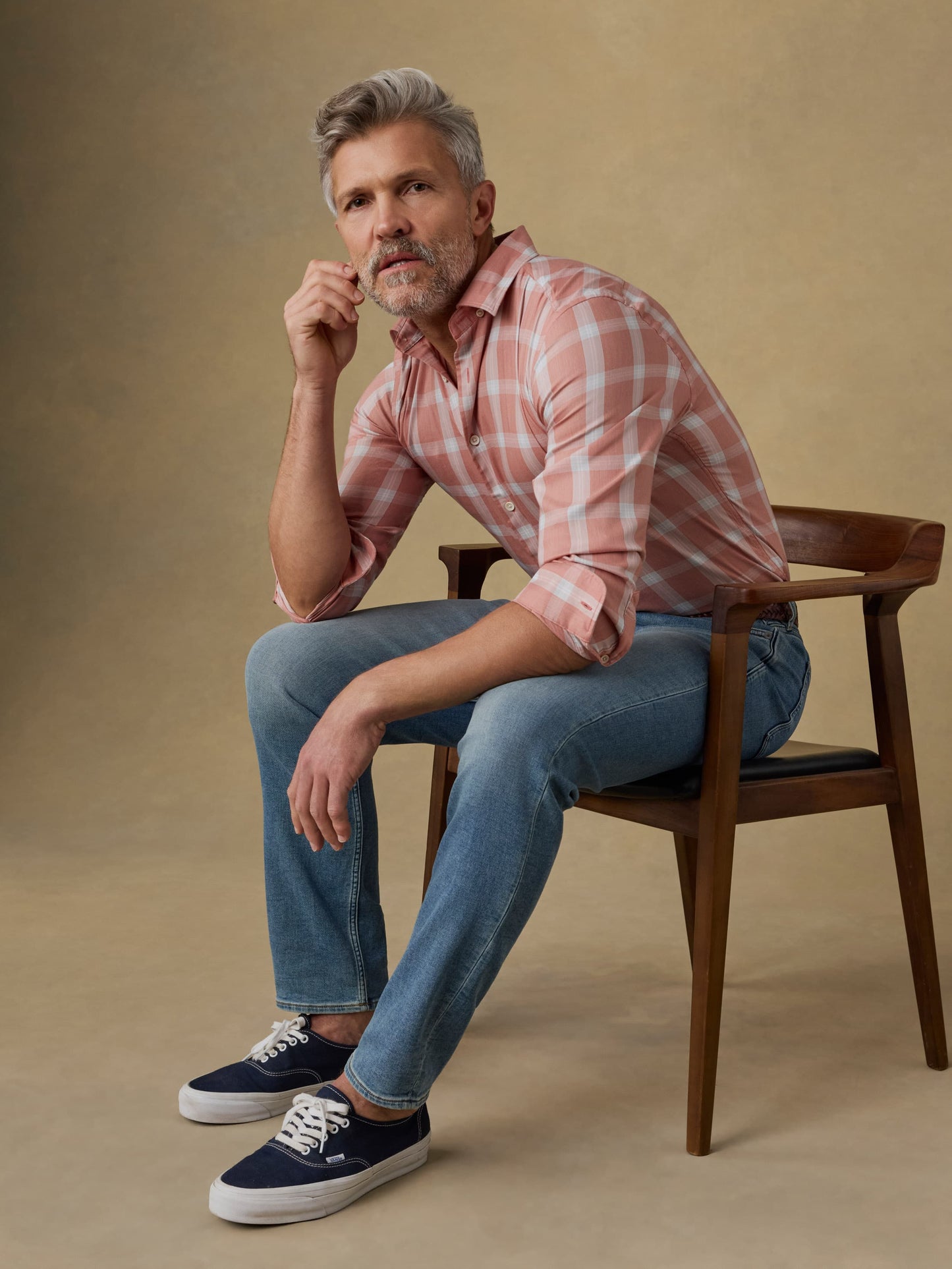 Movement™ Monterey Shirt - Desert Dust Plaid