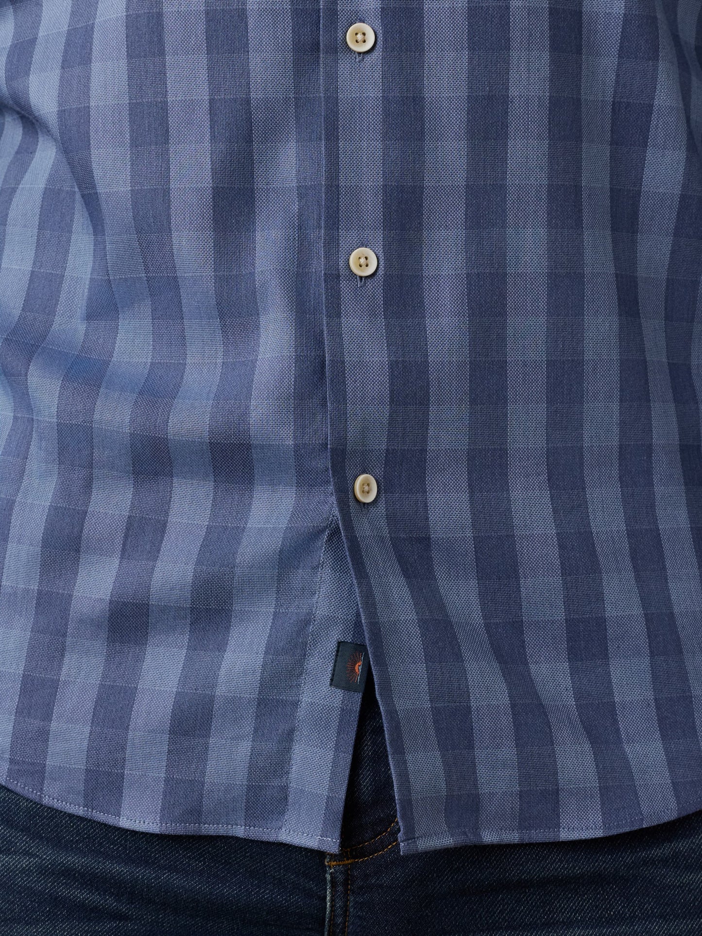 Movement™ Monterey Shirt - Navy Tide Check