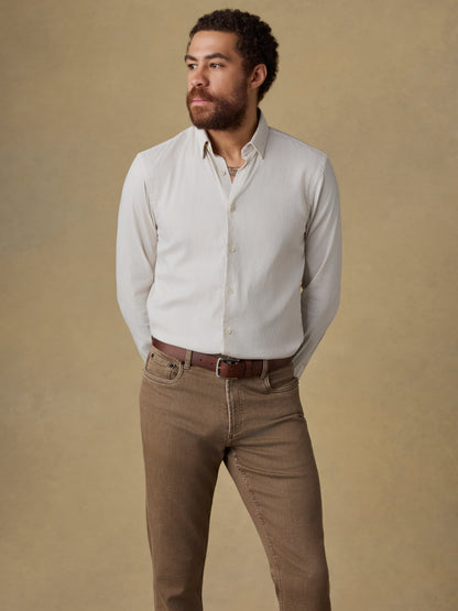 Movement™ Monterey Shirt - Wood Wall Stripe