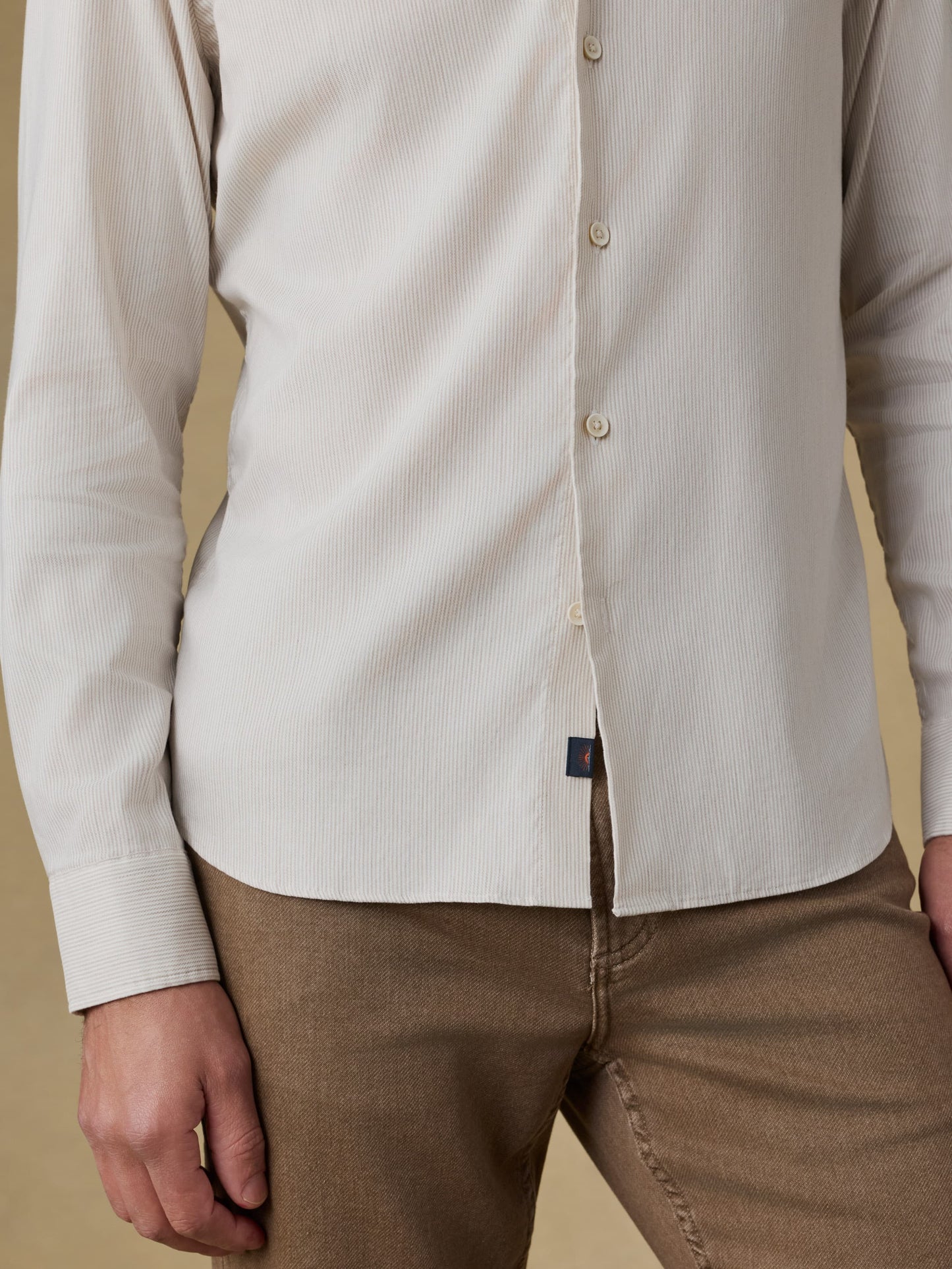 Movement™ Monterey Shirt - Wood Wall Stripe