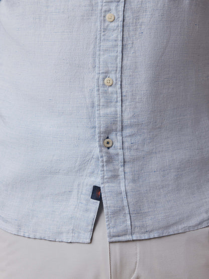 Laguna Linen Shirt - Light Blue Melange