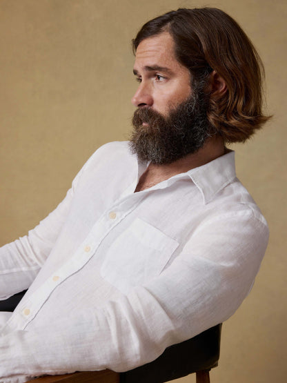 Laguna Linen Shirt - White